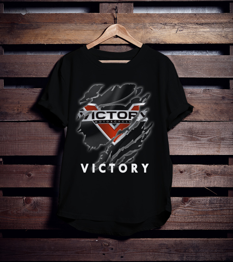 Victory Motorcycles Logo Claw Marks T-Shirt