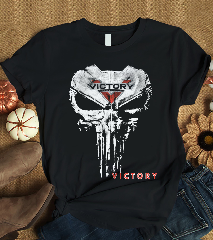 Victory Motorcycles Skull Logo Victory T-Shirt