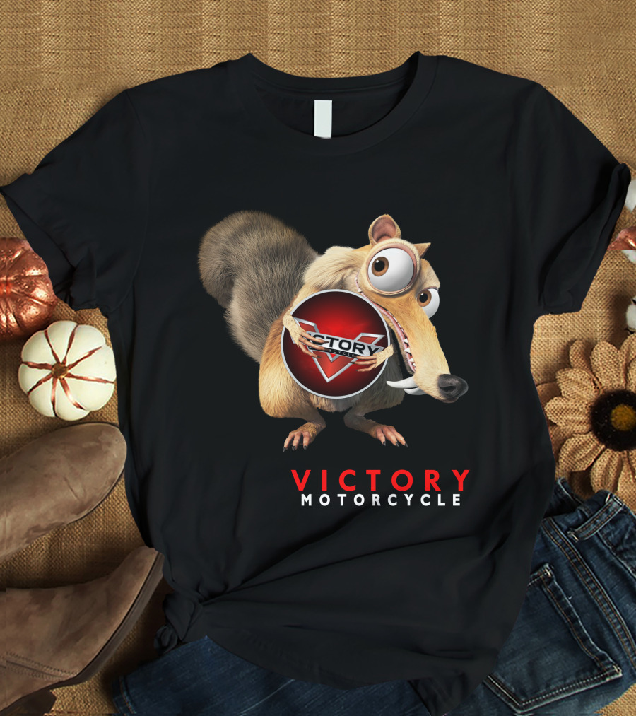 Victory Motorcycle Ice Age Scrat T-Shirt