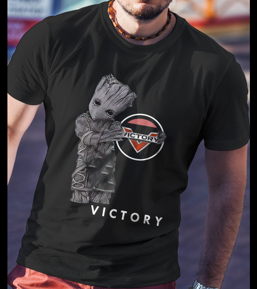 Victory Baby Groot Superhero Guardian T-Shirt