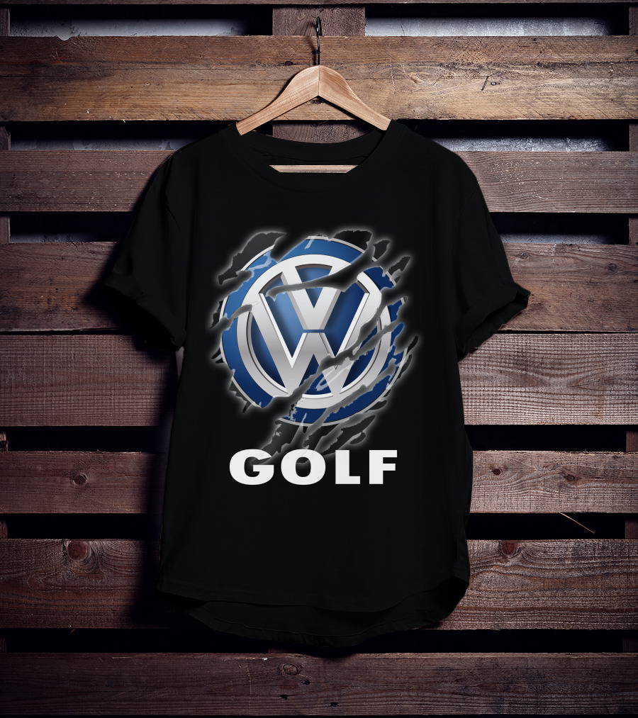 Volkswagen Golf Logo With Claw Marks T-Shirt