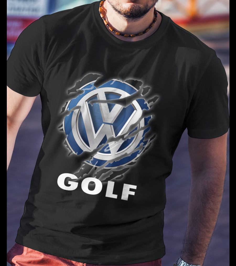 Volkswagen Golf Logo With Claw Marks T-Shirt