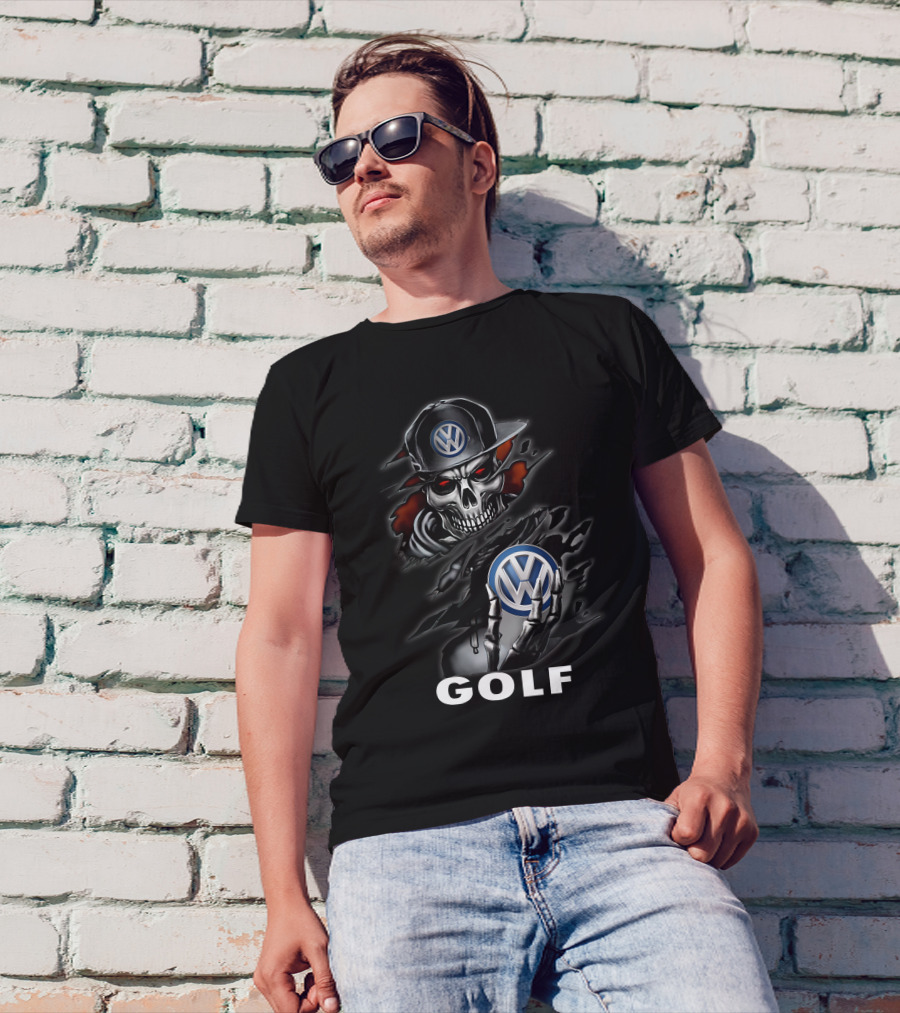 Volkswagen Golf Skull Cap T-Shirt