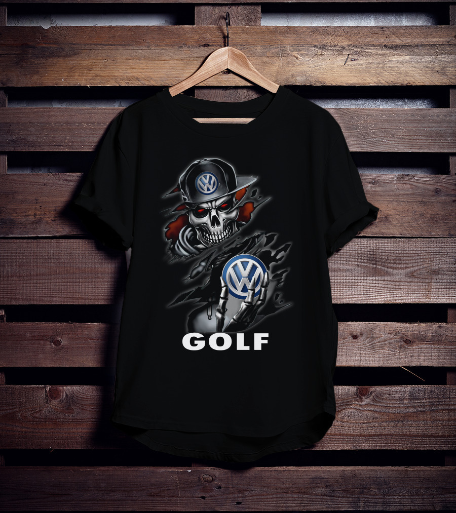 Volkswagen Golf Skull Cap T-Shirt