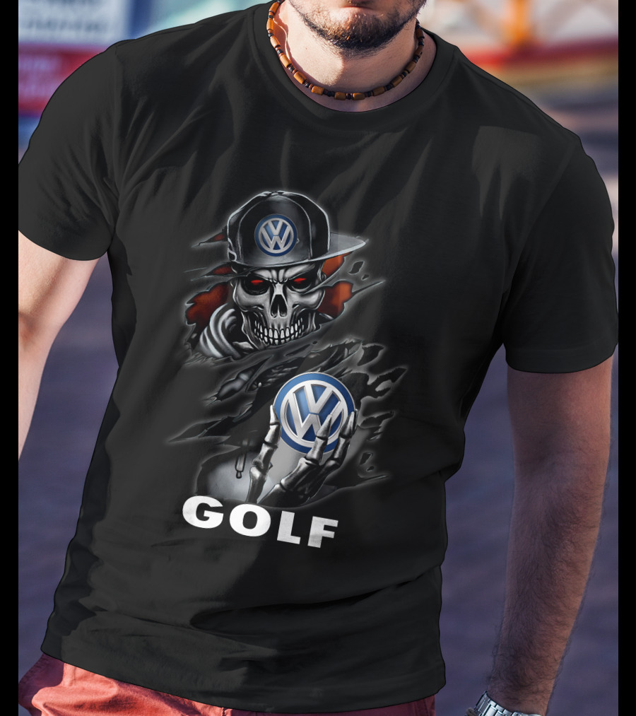 Volkswagen Golf Skull Cap T-Shirt