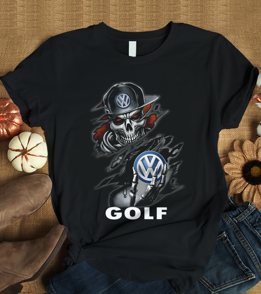 Volkswagen Golf Skull Cap T-Shirt