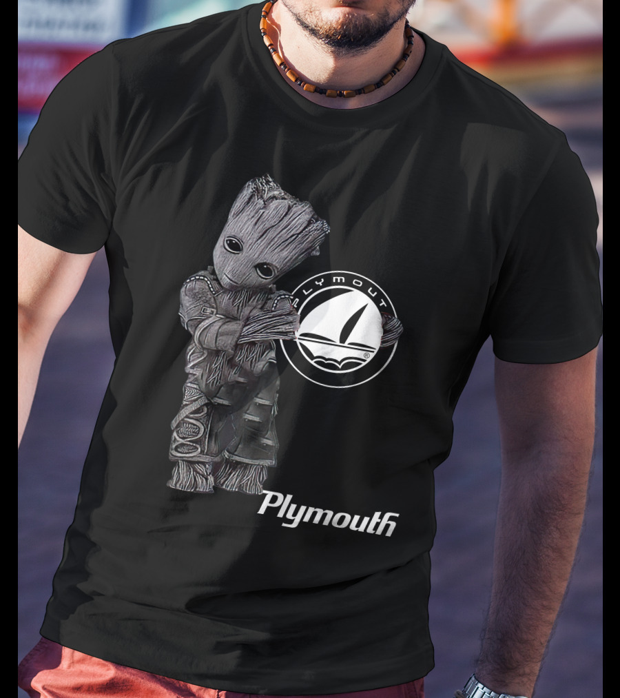 Plymouth Groot With Sailboat T-Shirt