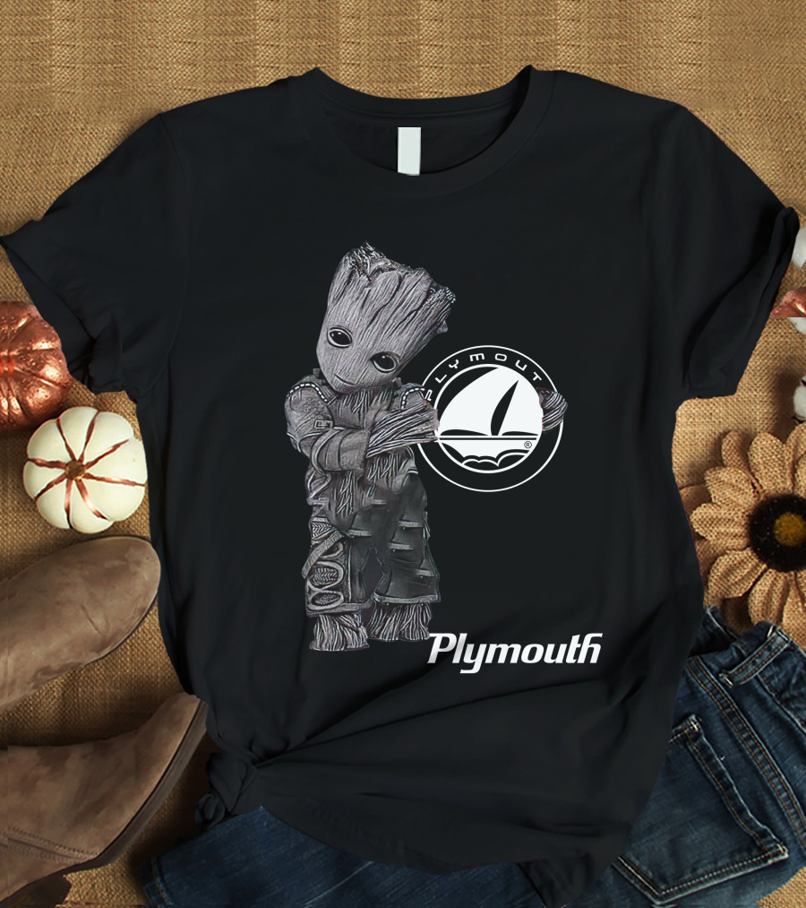 Plymouth Groot With Sailboat T-Shirt