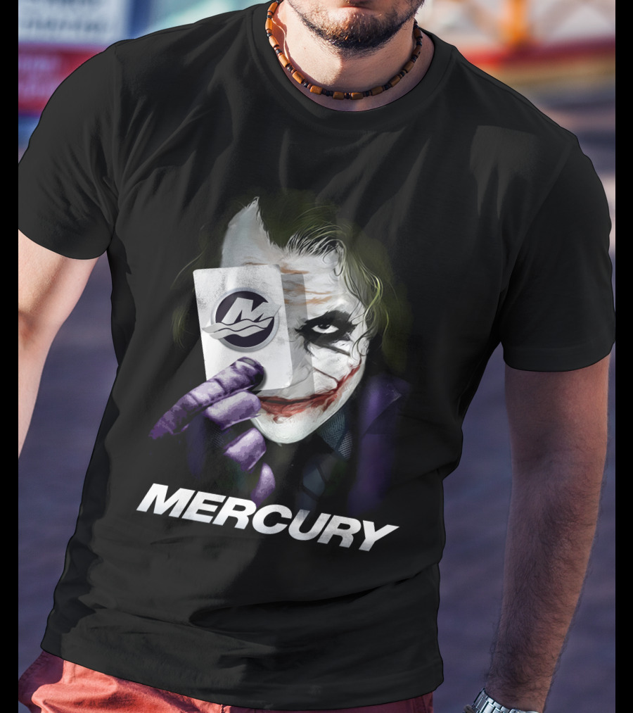 Mercury M Comic Villain Cardface T-Shirt