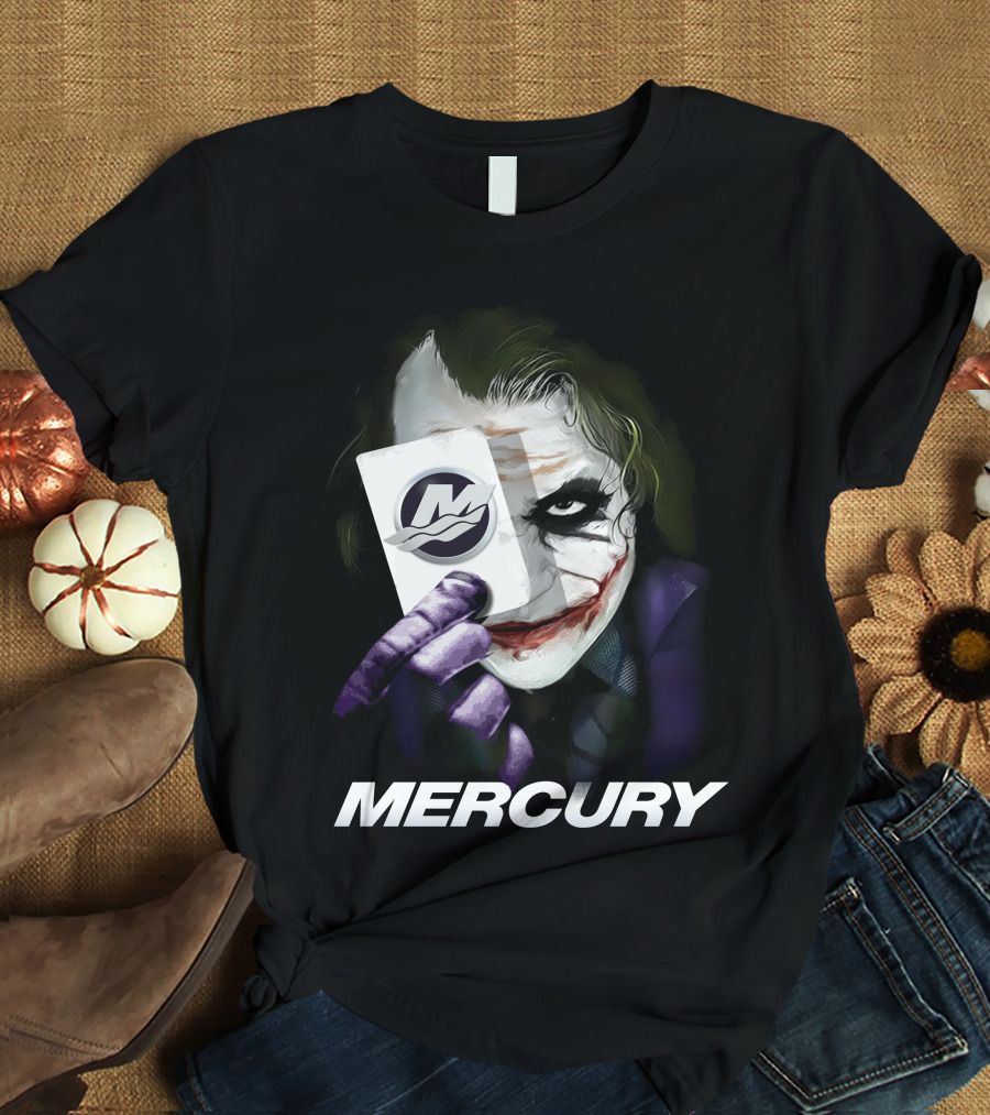 Mercury M Comic Villain Cardface T-Shirt