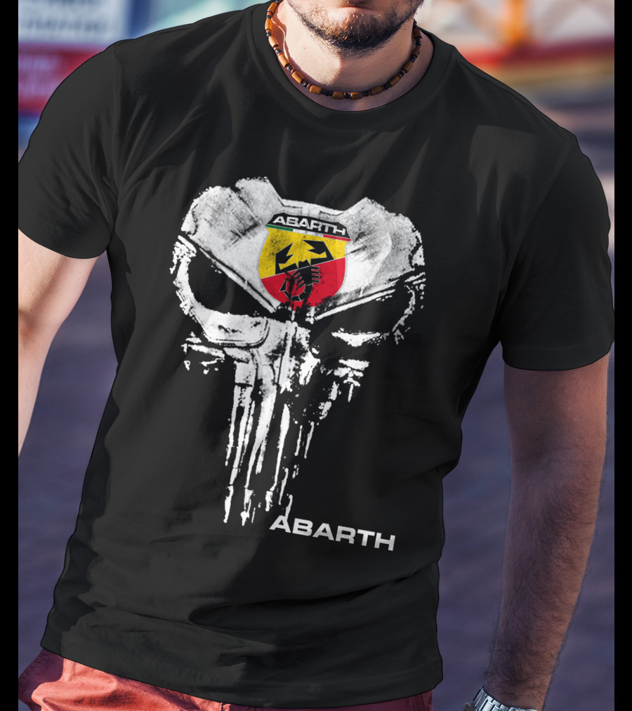 Abarth Punisher Skull T-Shirt