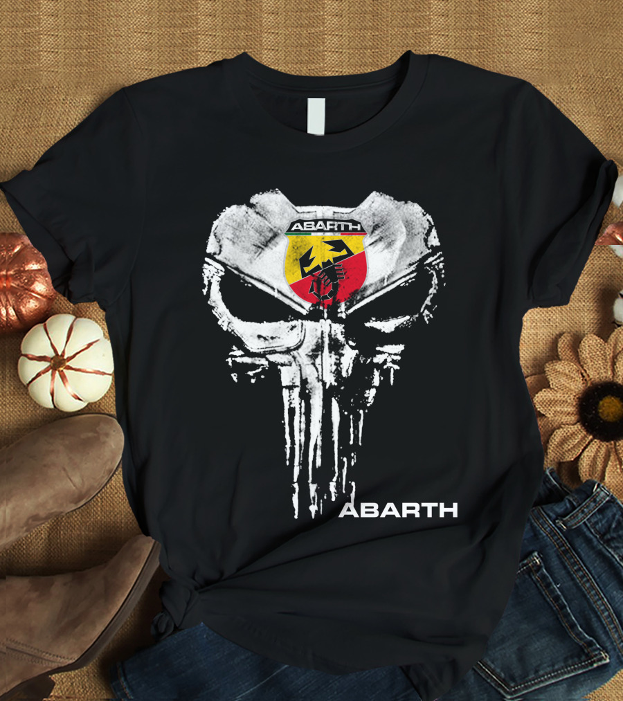 Abarth Punisher Skull T-Shirt