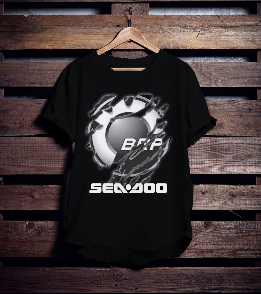 Brp Sea-Doo Logo Ripped Claw Marks T-Shirt