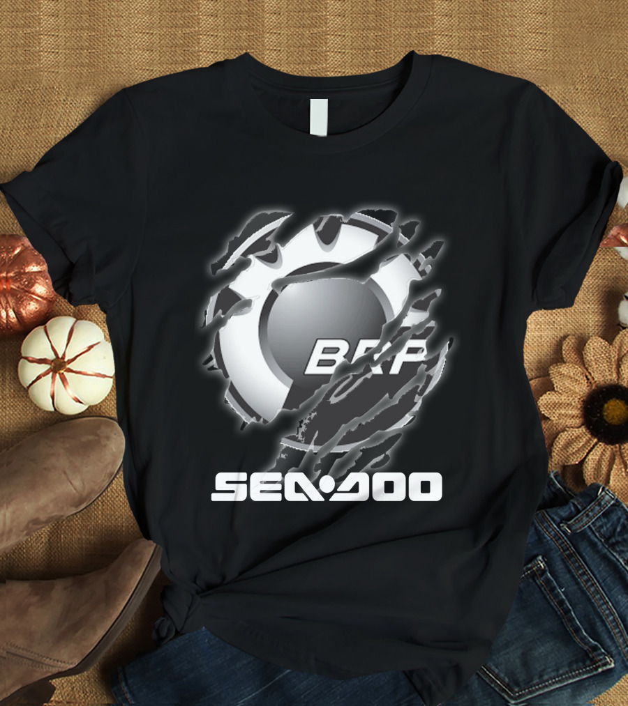 Brp Sea-Doo Logo Ripped Claw Marks T-Shirt