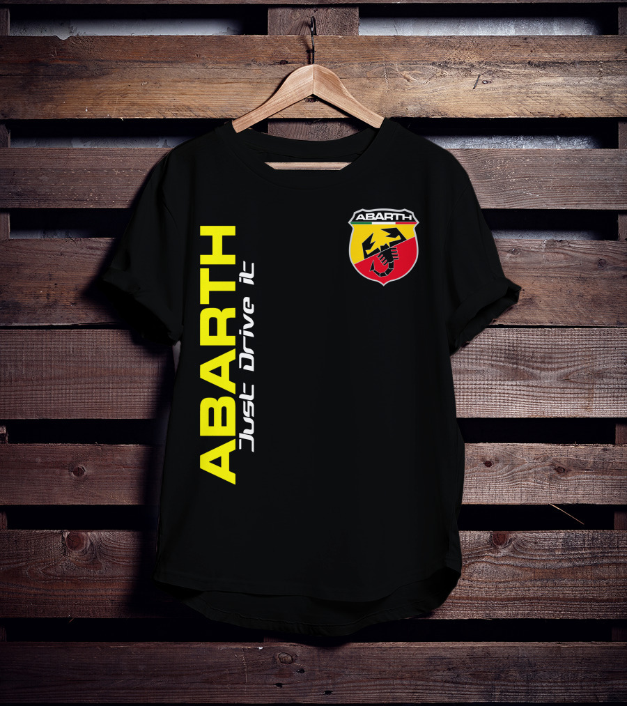 Abarth Just Drive It Scorpion Shield T-Shirt