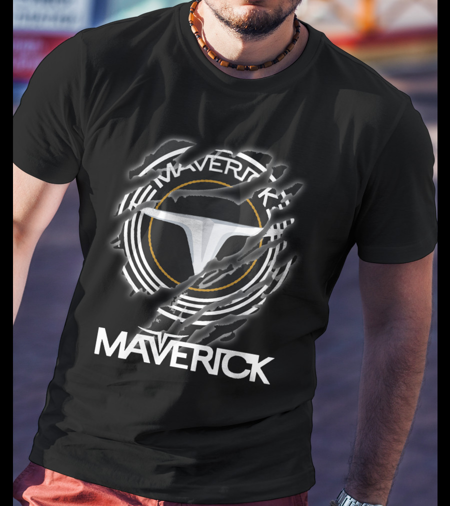Maverick 07 Electric Logo Claw Marks T-Shirt