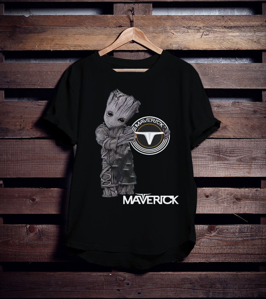 Maverick 06 Groot Character With Tesla-Inspired T-Shirt