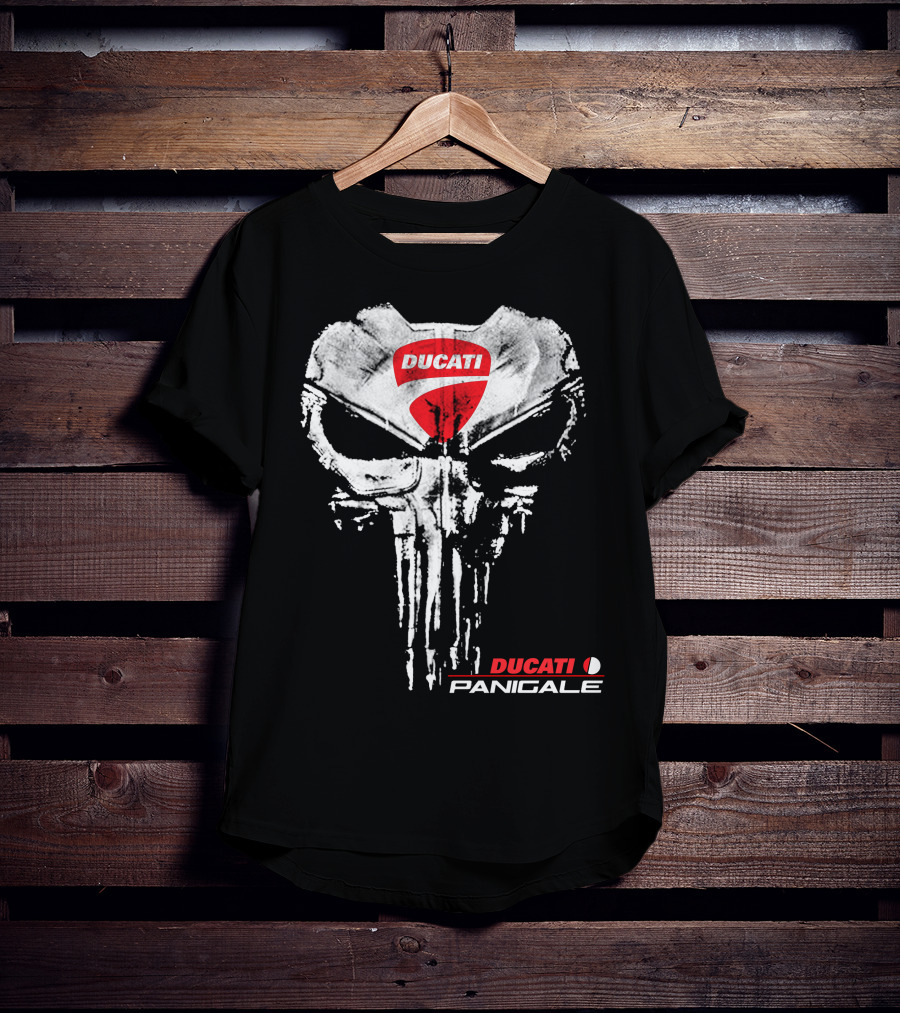 Ducati Panigale Skull Design Ducati T-Shirt