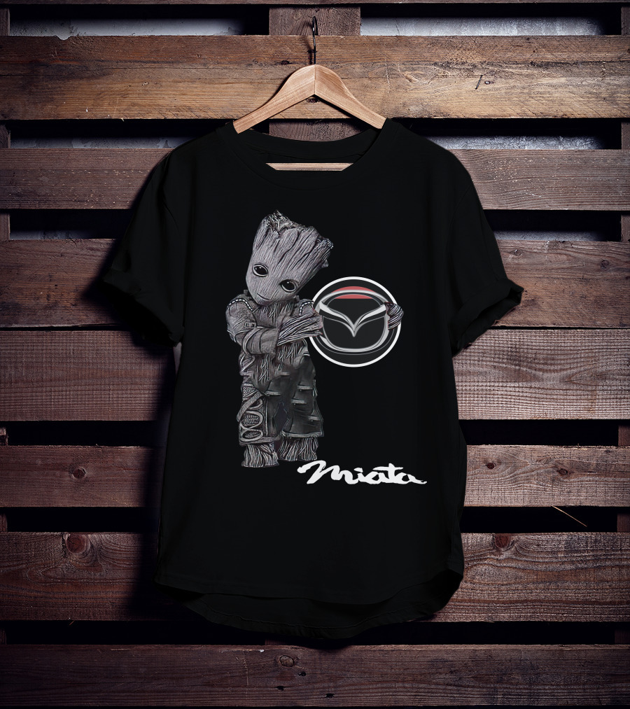 Miata 08 Groot Holding Mazda T-Shirt