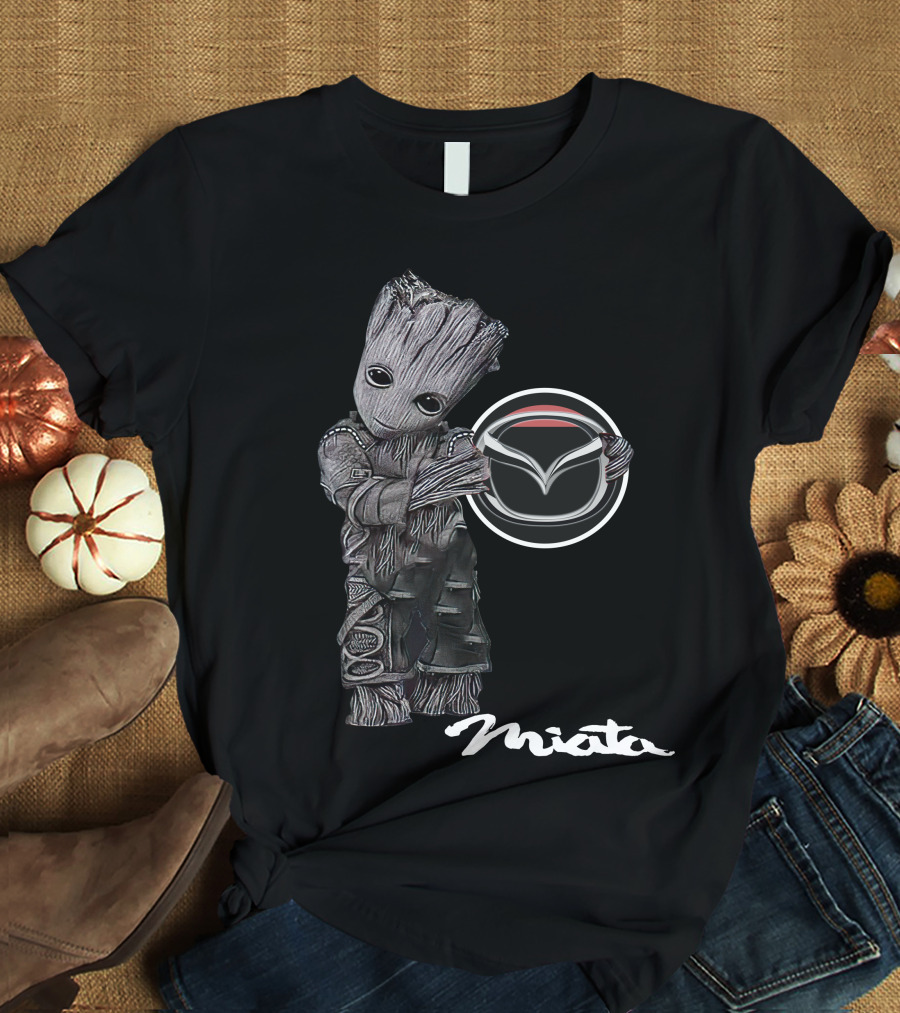 Miata 08 Groot Holding Mazda T-Shirt