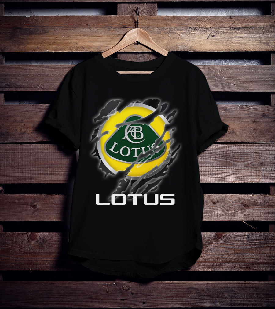 Lotus Abc Emblem Ripped Claw T-Shirt