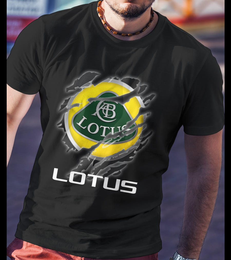Lotus Abc Emblem Ripped Claw T-Shirt