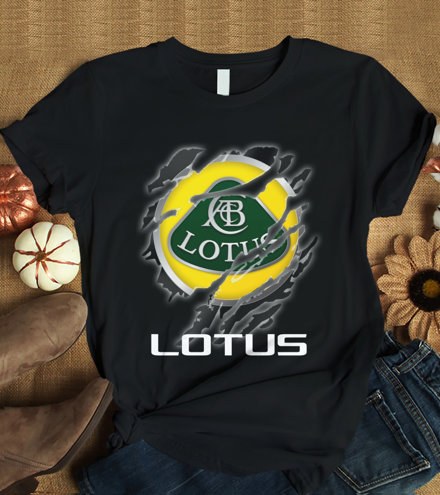 Lotus Abc Emblem Ripped Claw T-Shirt