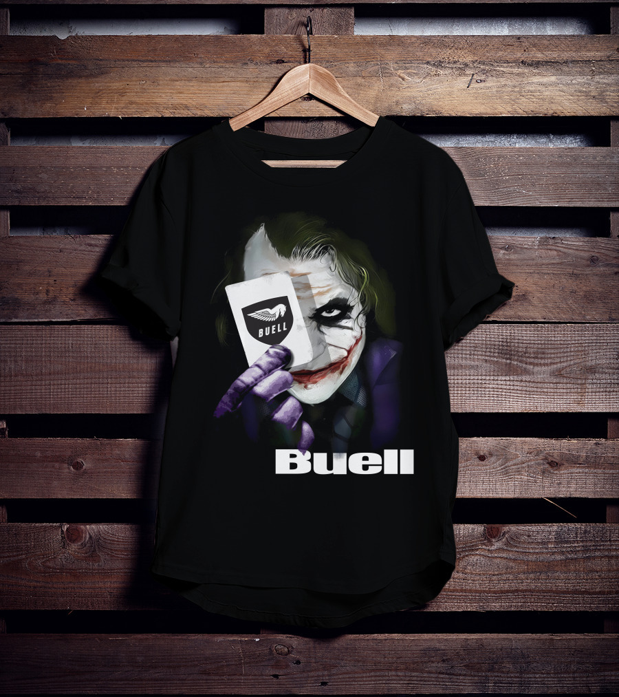 Buell Joker Card With Iconic Character T-Shirt