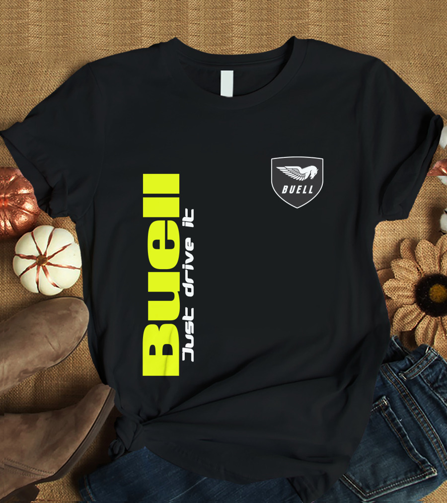 Buell Just Drive It Wing T-Shirt