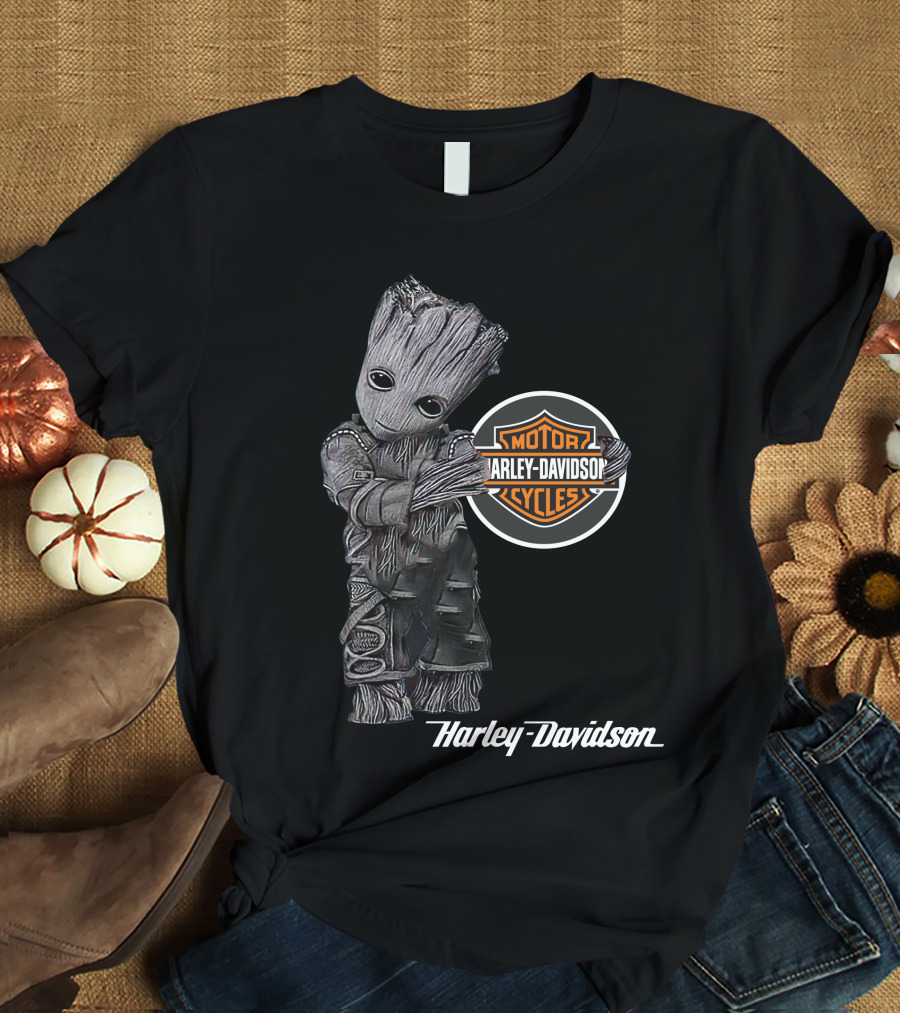 Harley Groot Motorcycles Harley Davidson Cycles T-Shirt