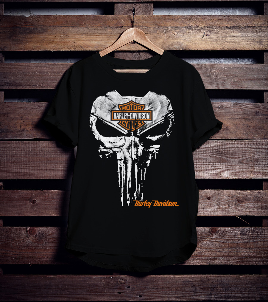 Harley Davidson Punisher Skull T-Shirt