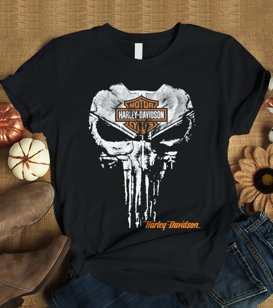 Harley Davidson Punisher Skull T-Shirt