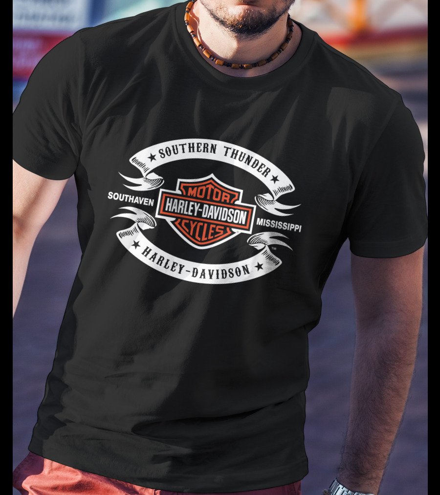 Southern Thunder Harley Davidson Southaven Mississippi Motor Cycles T-Shirt