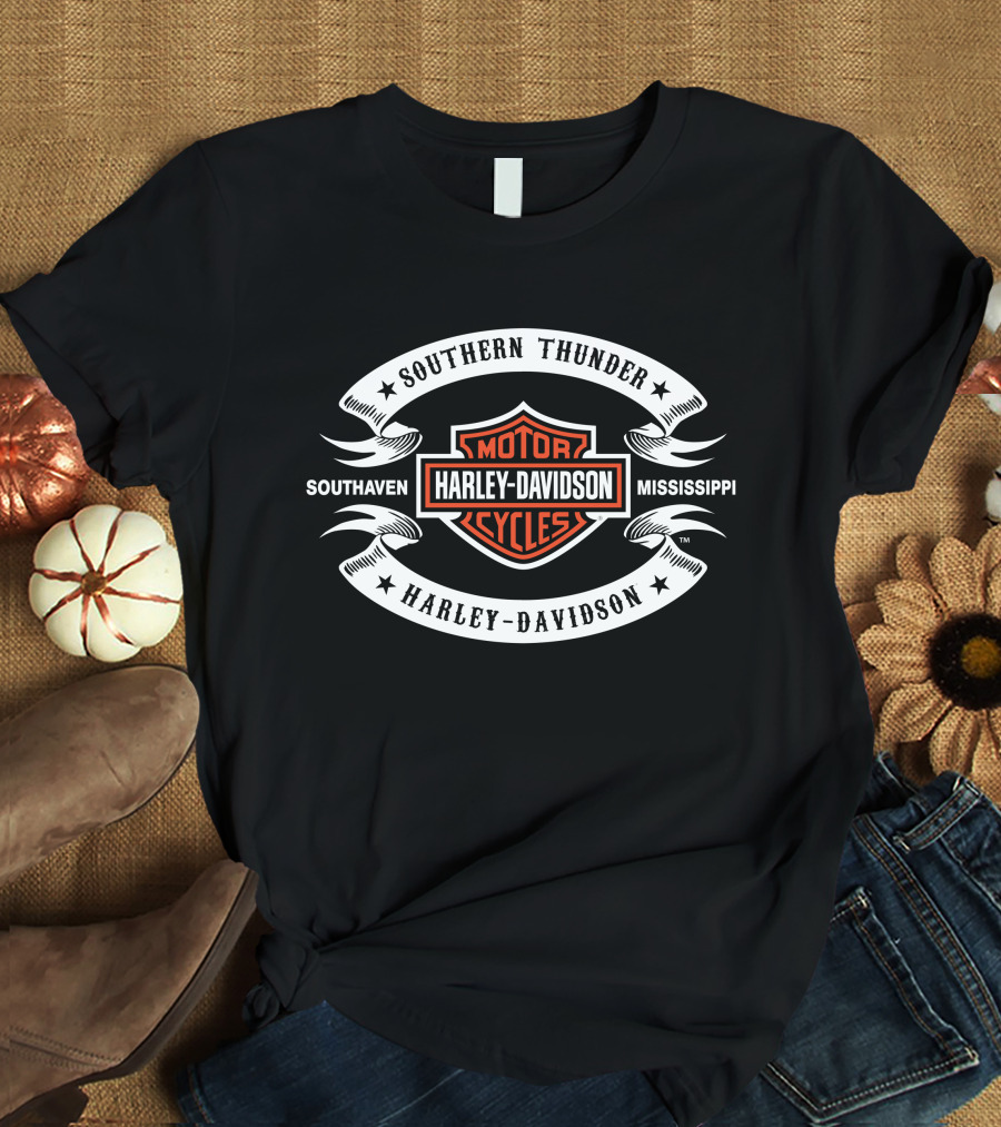 Southern Thunder Harley Davidson Southaven Mississippi Motor Cycles T-Shirt