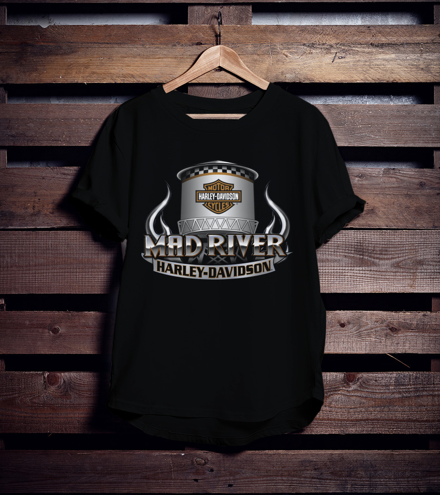Mad River Harley Davidson Motor Cycles T-Shirt