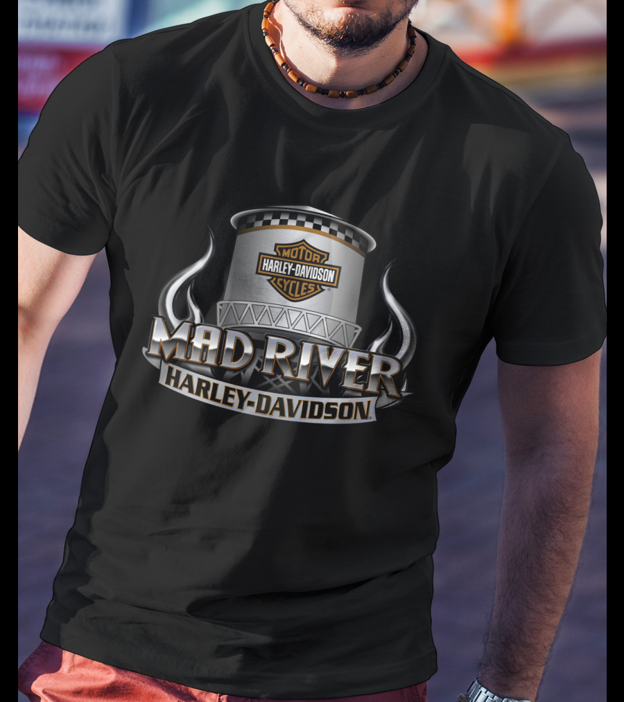 Mad River Harley Davidson Motor Cycles T-Shirt