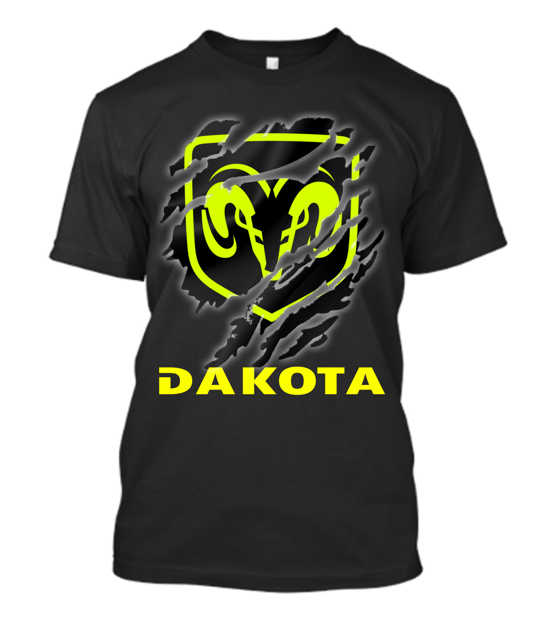 Dakota Ram Logo Claw Marks T-Shirt