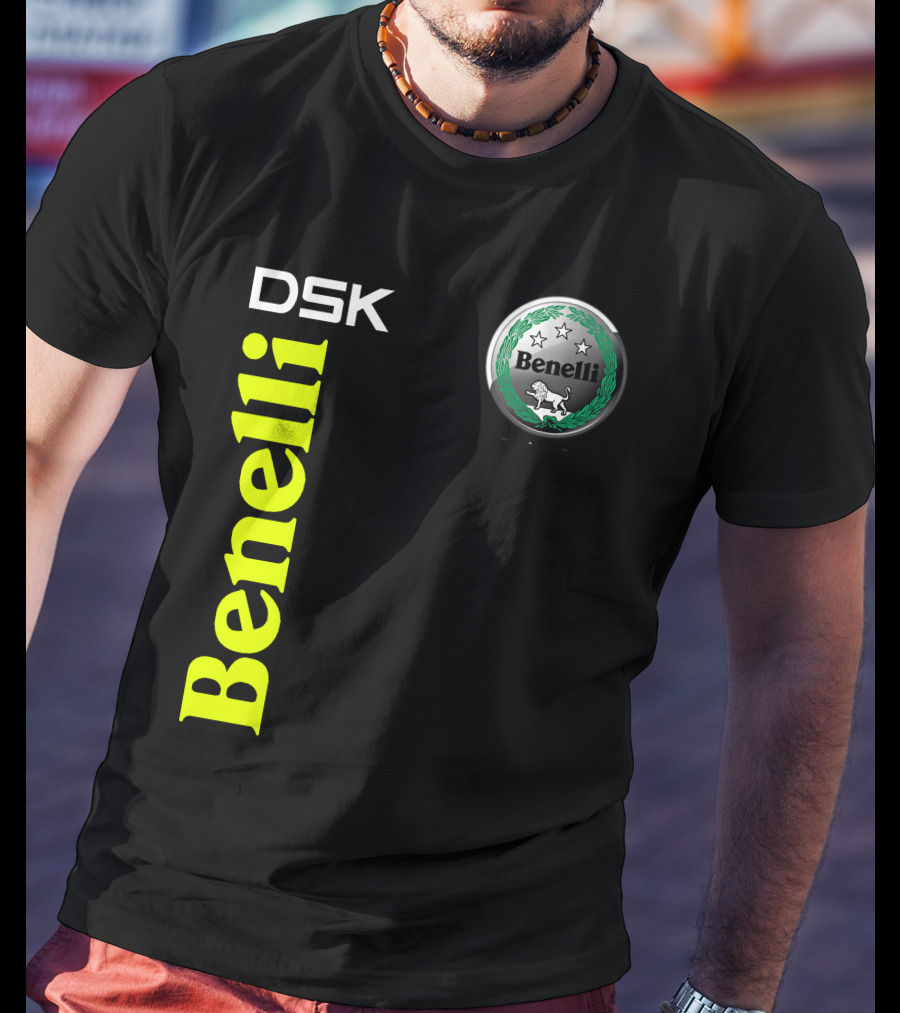 Benelli Dsk Logo With Emblem And Stars T-Shirt