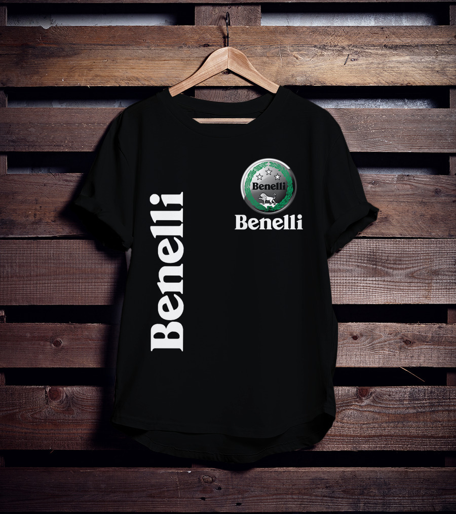 Benelli Logo With Stars Lion T-Shirt