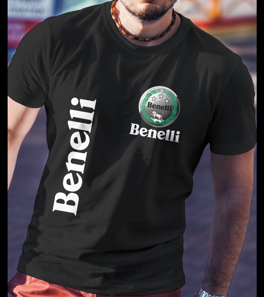 Benelli Logo With Stars Lion T-Shirt