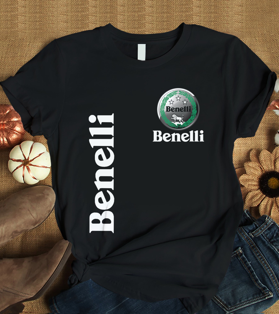 Benelli Logo With Stars Lion T-Shirt