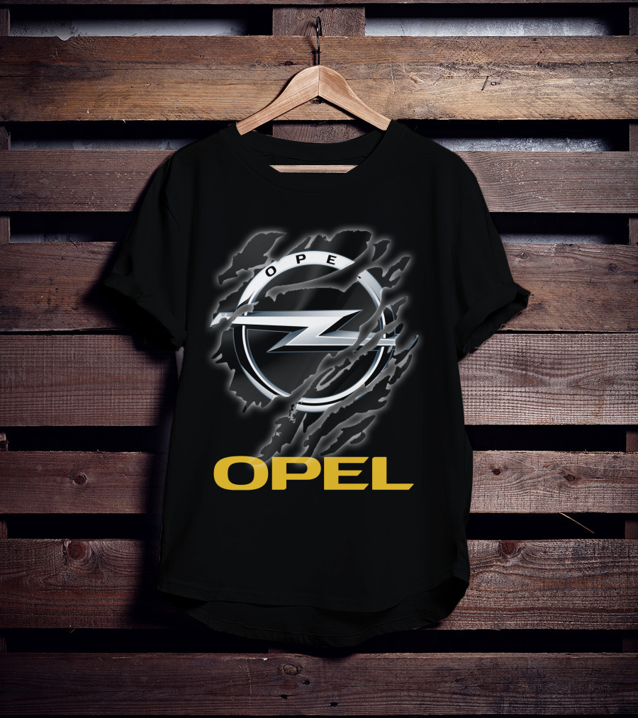 Opel 04 Logo With Claw Marks And Silver Z Symbol T-Shirt