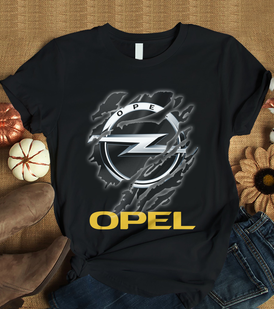 Opel 04 Logo With Claw Marks And Silver Z Symbol T-Shirt