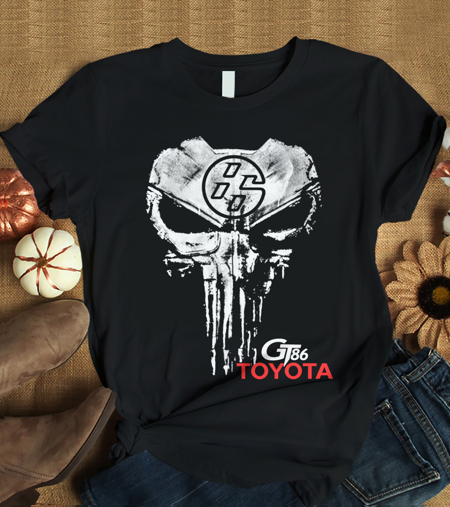 Gt86 Toyota Punisher Skull T-Shirt