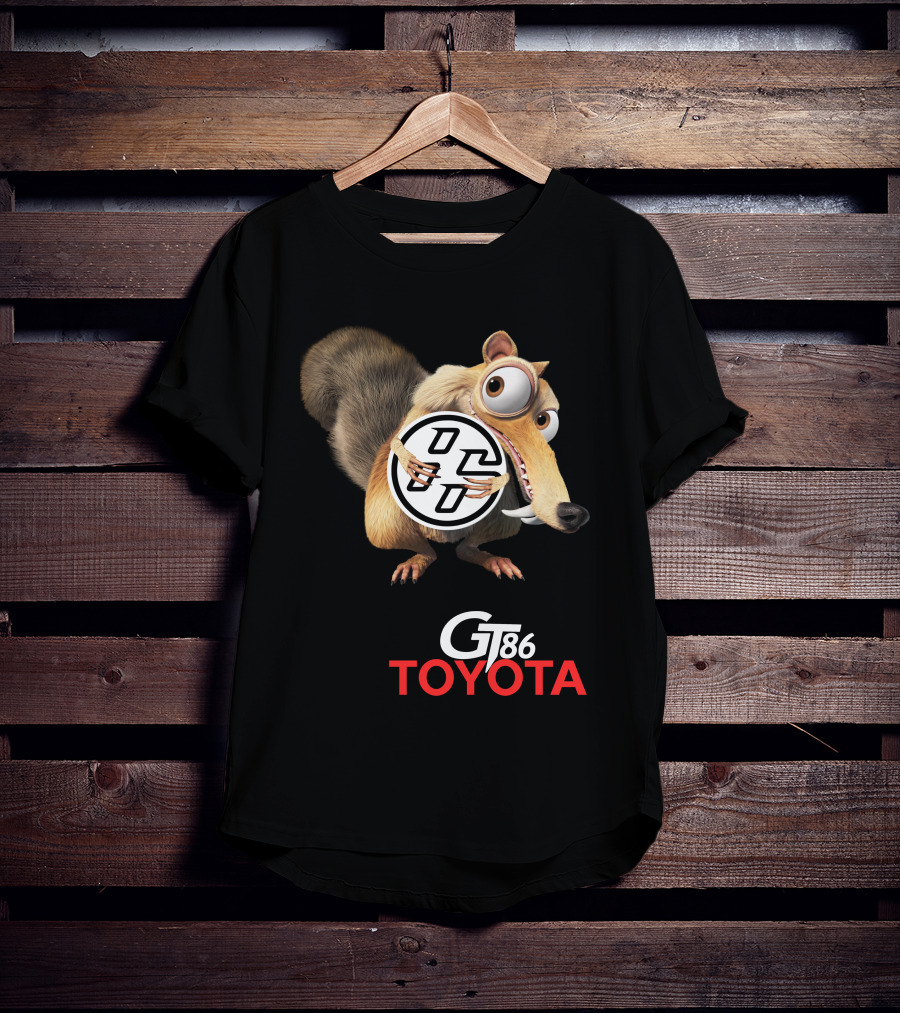 Gt86 Toyota Ice Age Character Embrace T-Shirt
