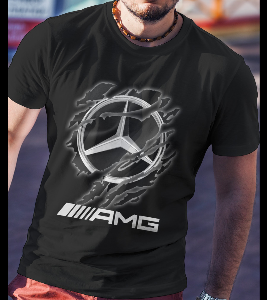 Mercedes Amg Logo With Claw Marks T-Shirt