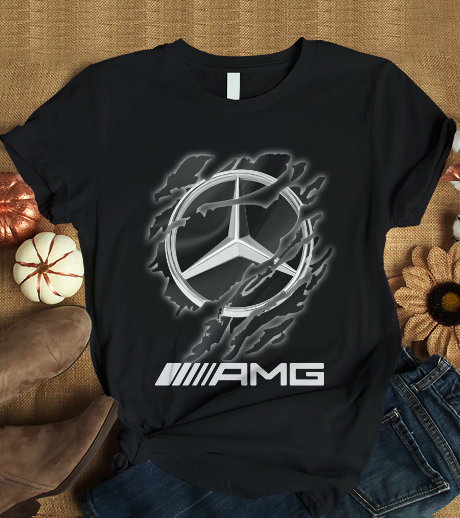 Mercedes Amg Logo With Claw Marks T-Shirt