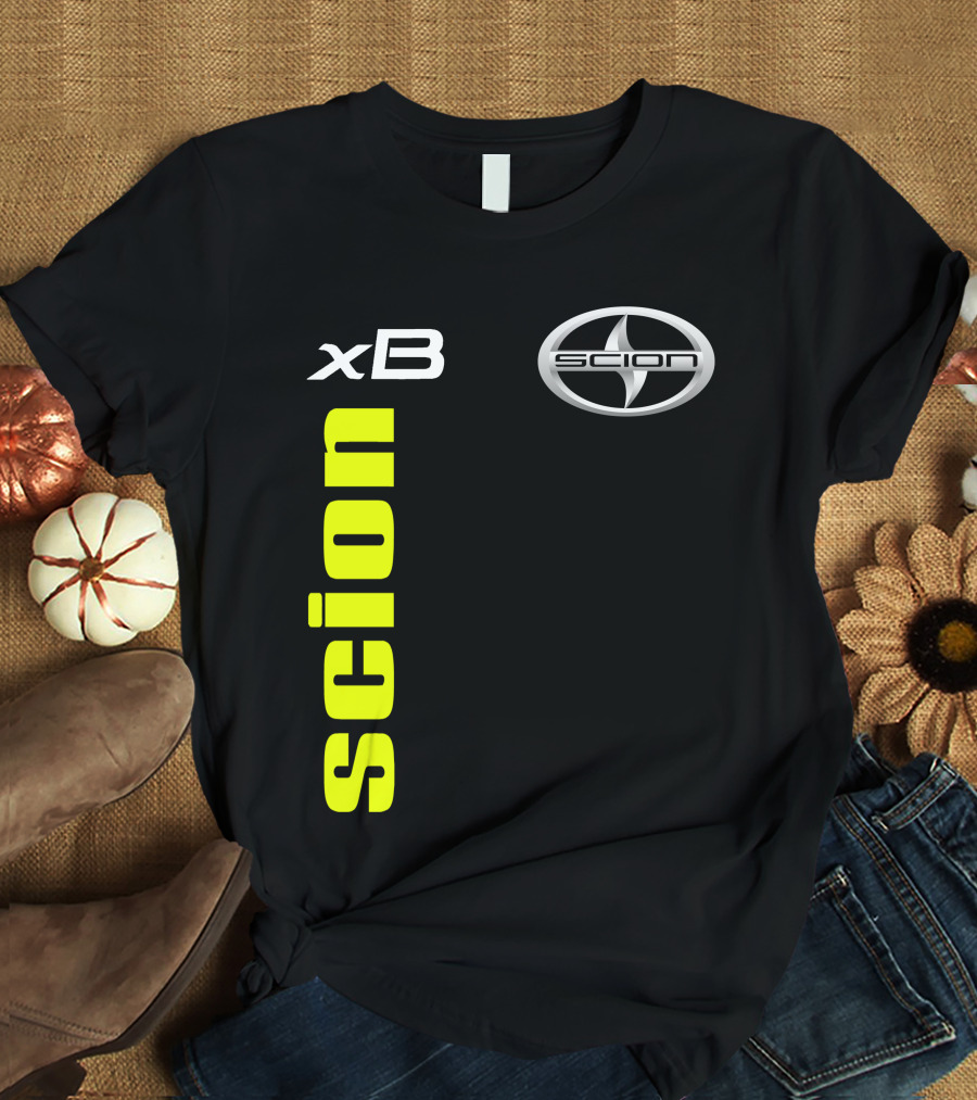 Scion Xb Logo Vertical And Horizontal T-Shirt