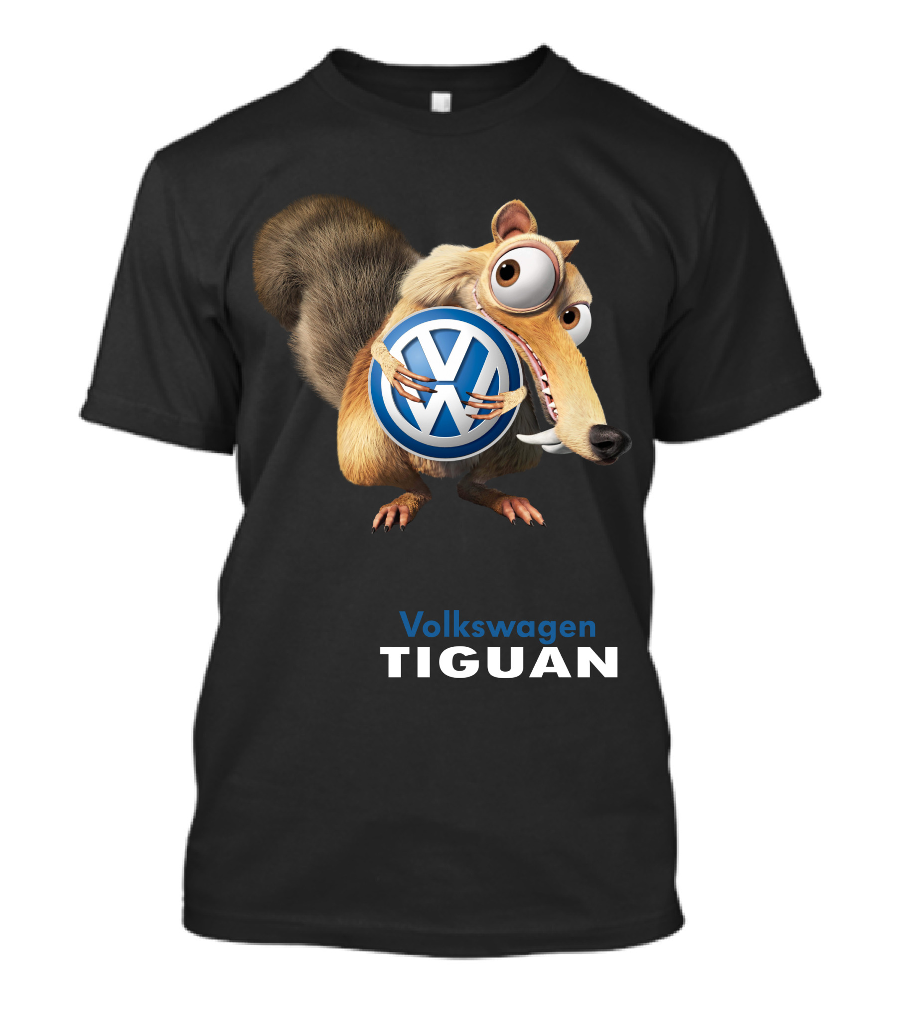 Volkswagen Tiguan Scrat Holding Vw Symbol T-Shirt
