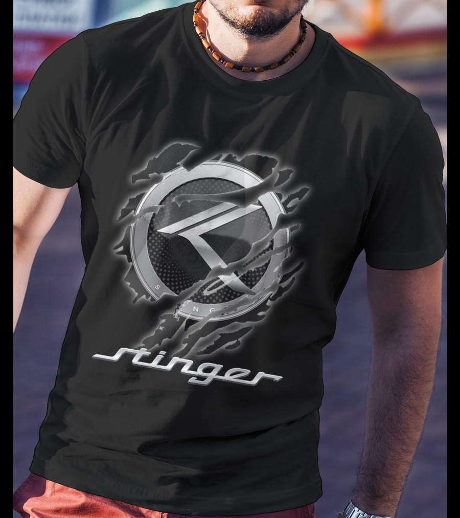 Stinger 08 Kia Logo Emblem Claw Mark Style T-Shirt